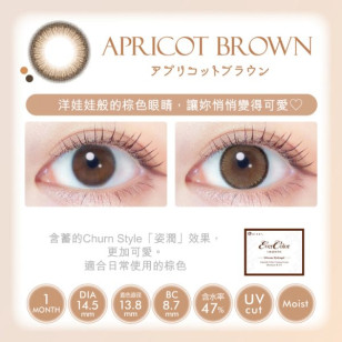 EverColor1month – Apricot Brown 月拋 每盒2片