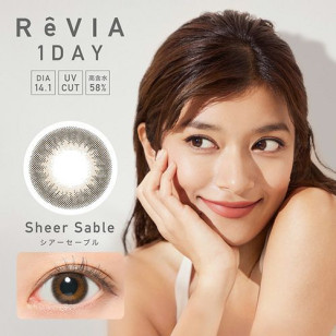 ReVIA 1 Day Sheer Sable 10片裝