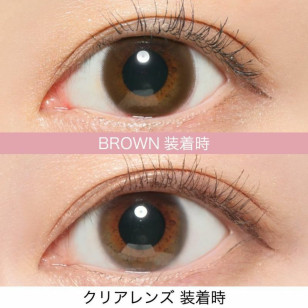 ReVIA 1 Day Brown 10片裝