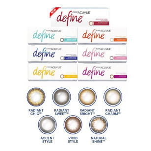 ACUVUE DEFINE 經典 7選色 90片 (門市現貨)
