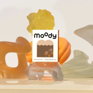 moody 月棄 CHOCO MOCHI  巧克力麻薯  BROWN  2片裝