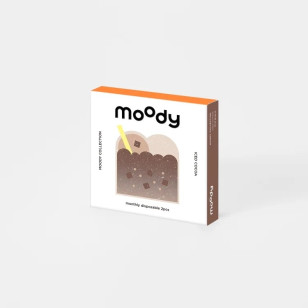 moody 月棄 ICED COCOA  可可碎碎冰  BROWN  2片裝