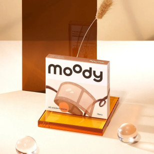 moody 1 DAY PICTURE PERFECT  膠片棕  BROWN  10片裝