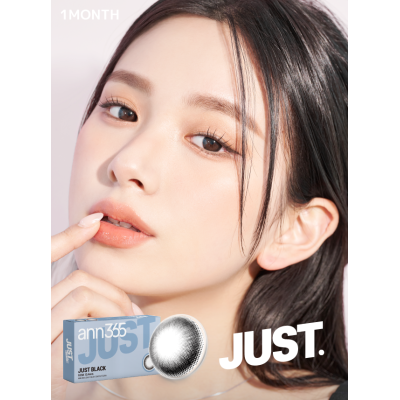 Ann365 1month – Just Black水光黑 月拋 2片裝  Ann365 1month – Just Black水光黑 月拋 2片裝