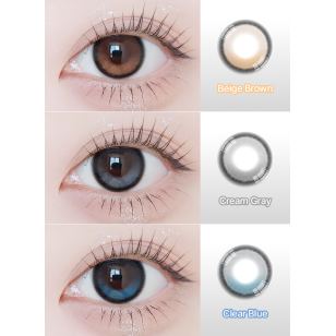 LensVery 1Month – Zero Turn Noowner Cream Gray 月拋 2片裝