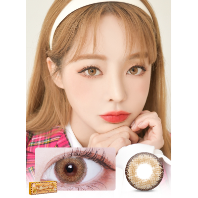 LensVery 1Day – Silhouette1 Hazel榛栗啡 日拋 10片裝